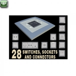 Switches, sockets, connectors